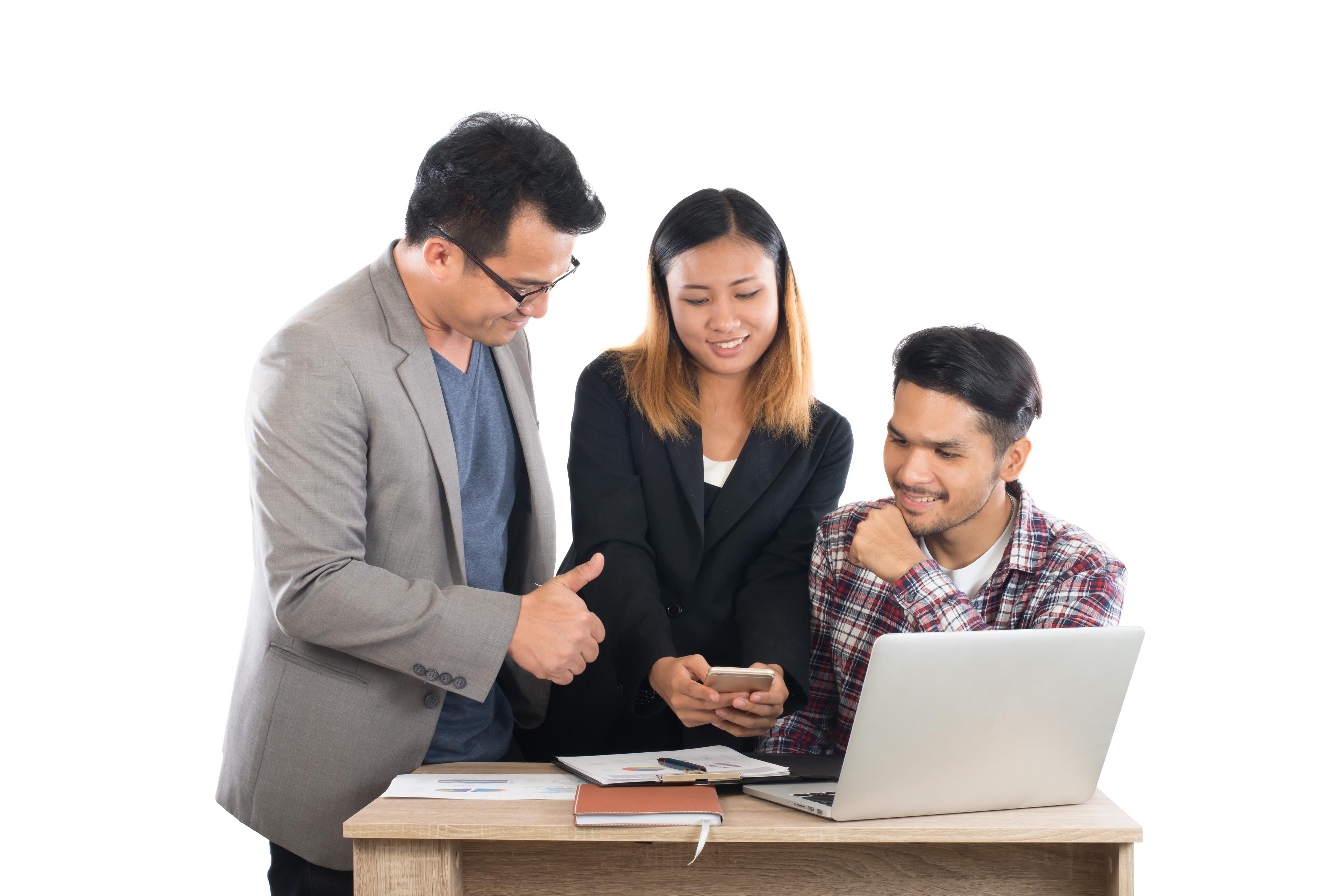 Founders collaborating